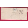 N°4 PC 3380 TOUL MEURTHE ET MOSELLE POUR PARIS AU DOS CACHET DE MAIRIE LETTRE