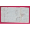 N°14 BLEU SUR LILAS PC 2956 SURGERES CHARENTE INFERIEURE POUR BAZAS GIRONDE LETTRE