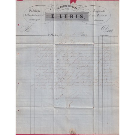 N°22 GC 1159 LE COUDRAY ST GERMER OISE OR ST AUBIN EN BRAY POUR CAEN CALVADOS LETTRE