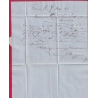N°46B BLEU GRIS GC 1058 FIRMINY LOIRE POUR MARSEILLE ETIQUETTE PUB AU DOS LETTRE