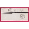 N°14 PC 1273 FEUQUIERES OISE CAD TYPE 22 POUR BEAUVAIS LETTRE