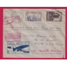 N°393 426 1ER VOL FRANCE ETATS UNIS 1939 POUR MARSEILLE LETTRE