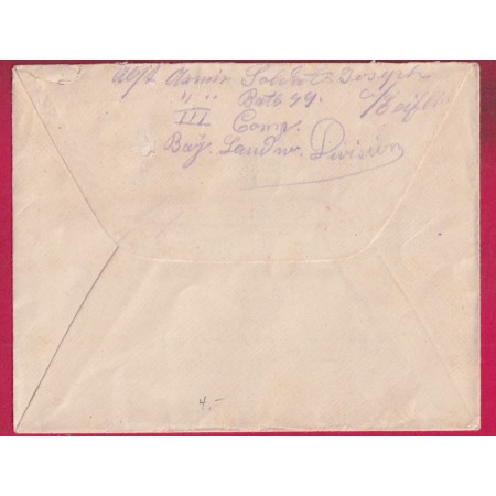 WW1 CENSURE CENSOR ST LUDWIG ST LOUIS HAUT RHIN 1915 PRISONNOER DE GUERRE FELDPOSTSTATION N°127 LETTRE