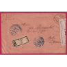 WW1 CENSURE CENSOR METZ MOSELLE SUR LETTRE RECOMMANDE WIEN AUTRICHE AUSTRIA  1916 LETTRE