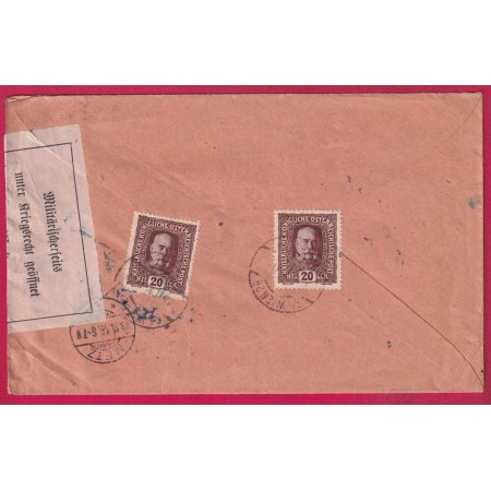 WW1 CENSURE CENSOR METZ MOSELLE SUR LETTRE RECOMMANDE WIEN AUTRICHE AUSTRIA  1916 LETTRE