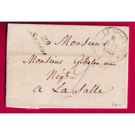 CURSIVE 29 SUMENE GARD T13 LE VIGAN 1841 POUR LA SALLE LETTRE