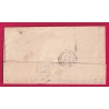 TAXE 1 DE FABRICATION LOCALE CAD TYPE 15 ST JUST EN CHAUSSEE OISE 1852 POUR ANGIVILLERS LETTRE