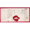N°14 PC 2041 MONNAIE INDRE ET LOIRE CAD TYPE 22 POUR PARIS LETTRE