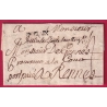 RARE MENTION JETE A LA BOITE SANS ARGENT + MARQUE PORT PAYE MANUSCRIT MORLAIX FINISTERE LN°19 INDICE18 POUR RENNES