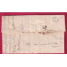 RARE MENTION JETE A LA BOITE SANS ARGENT + MARQUE PORT PAYE MANUSCRIT MORLAIX FINISTERE LN°19 INDICE18 POUR RENNES