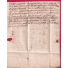 RARE MENTION JETE A LA BOITE SANS ARGENT + MARQUE PORT PAYE MANUSCRIT MORLAIX FINISTERE LN°19 INDICE18 POUR RENNES