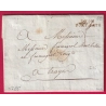 MARQUE LYON PORT PAYE RHONE 1785 LENAIN N°22 INDICE 16 POUR TROYES AUBE LETTRE