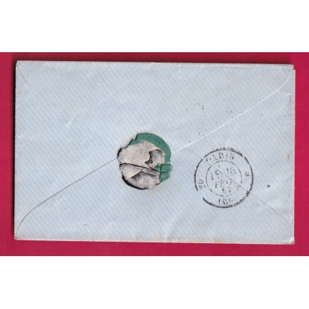 N°10 PC 441 BORDEAUX GIRONDE POUR PARIS LETTRE