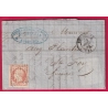N°16 SUR PAILLE PC 441 BORDEAUX GIRONDE POUR ST FOY LA GRANDE LETTRE