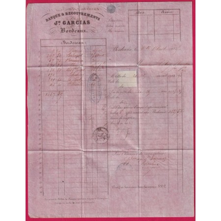 N°16 SUR PAILLE PC 441 BORDEAUX GIRONDE POUR ST FOY LA GRANDE LETTRE