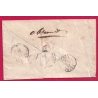 N°17B PARIS ETOILE PLEINE 3E 60 POUR TOURS INDRE ET LOIRE 1861 LETTRE