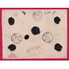 N°29 PAIRE GC 3231 ROUVRAY COTE D'OR LETTRE CHARGE POUR PARIS 1870