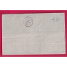 N°22 BUREAU DE PASSE1307 DIJON + CAD TYPE 15 SUR TIMBRE 1867 POUR ANDANCE ARDECHE LETTRE