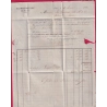 N°22 BUREAU DE PASSE1307 DIJON + CAD TYPE 15 SUR TIMBRE 1867 POUR ANDANCE ARDECHE LETTRE