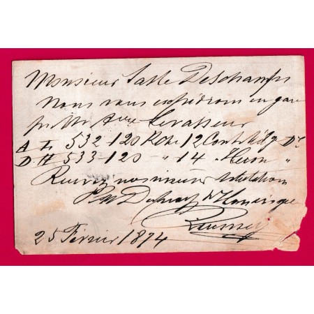 N°59 GC 1478 FECAMP SEINE INFERIEURE + BUREAU DE PASSE 3219 ROUEN AU RECTO CARTE PRECURSEUR POUR ROUEN LETTRE