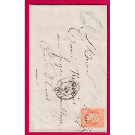 N°16 PC 3013 ST BRIEUC COTES DU NORD POUR VAUBLANC PAR PLEMET LETTRE