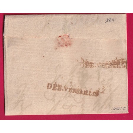 DEBOURSE DEB VERSAILLES 1811 SEINE ET OISE INDICE 15 DEPART DOUAY NORD LETTRE