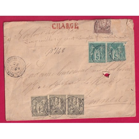 N°75 80 82X3 CALLAS DE BRETAGNE COTES DU NORD POUR RENNES ILLE ET VILAINE LETTRE