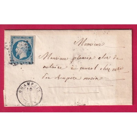 N°10 PC 716 CHAMPEIX PUY DE DOME POUR MUROL LETTRE