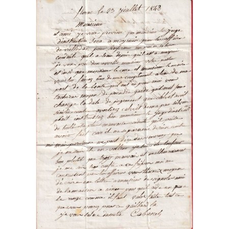 CAD TYPE 13 MEYRUEIS LOZERE TAXE LOCALE 1 CL EN ROUGE OR FLORAC ?? POUR MEYRUEIS