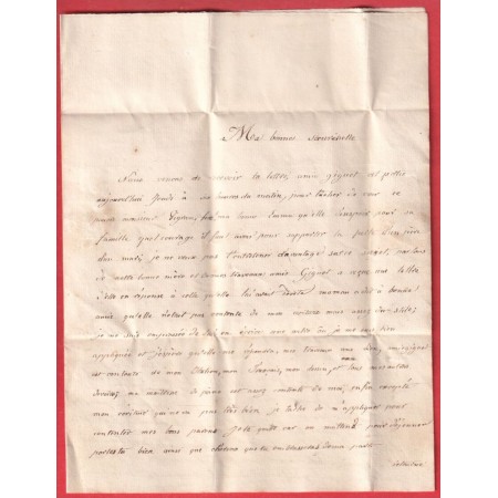 MARQUE 72 ST CLOUD SEINE ET OISE TAXE 2 ROUGE POUR PARIS 1828 INDICE 9