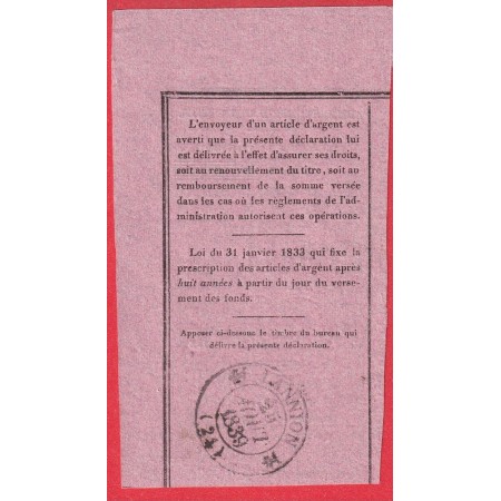 CAD TYPE 13 TOURCOING NORD BOITE RURALE D HALLOUIN + AVIS DE CHARGEMENT 1839 TAXE MANUSCRIT 14 LANNION COTES DU NORD