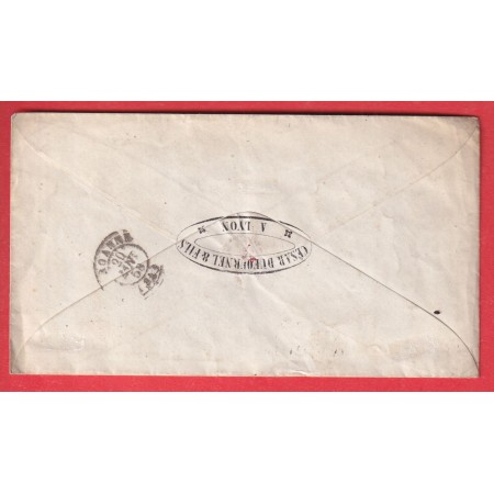 N°14 VARIETE POSTFS PC 1818 LYON 1858 ROANNE LOIRE