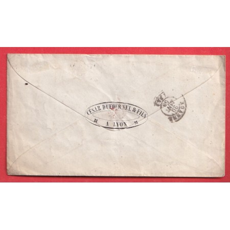 N°14 VARIETE POSTFS PC 1818 LYON 1858 ROANNE LOIRE