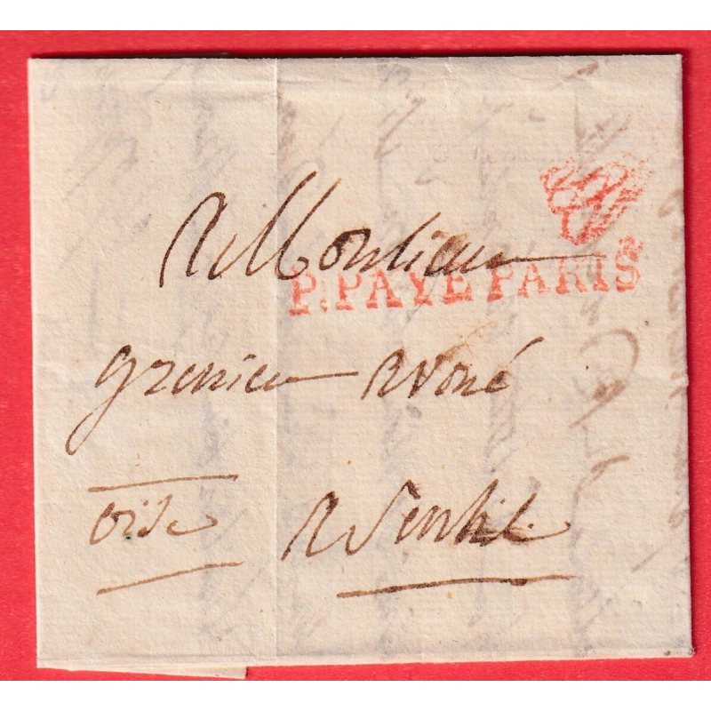 MARQUE P.PAYE PARIS 1815 SENLIS OISE