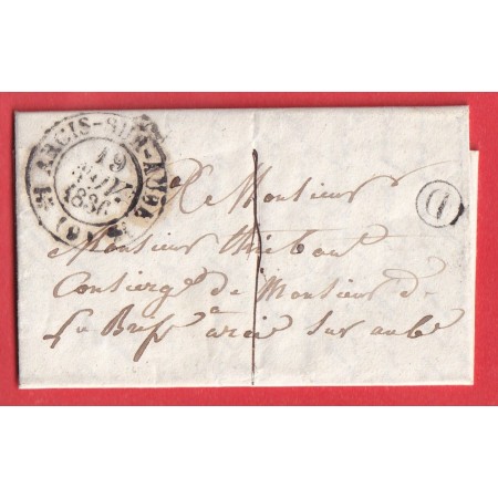 CAD TYPE 12 ARCIS SUR AUBE TAXE LOCALE 1 BOITE RURALE D VERRICOURT ARCIS SUR AUBE