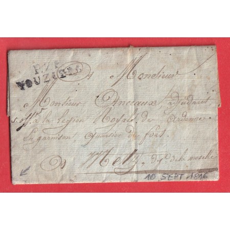 MARQUE P7P VOUZIERS ARDENNES 1816 METZ MOSELLE INDICE 13
