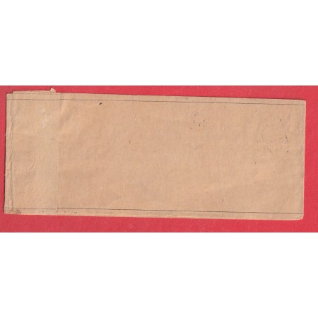 BANDE DE JOURNAL ENTIER 1C SAGE + 85 X2 AJACCIO CORSE TAXE 2 KREUZER AU CRAYON BREGENZ AUTRICHE 1888