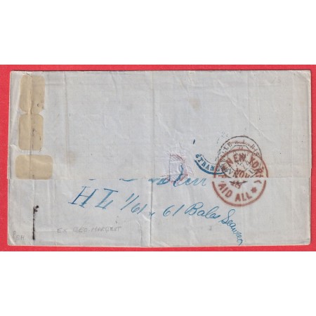 N°60 PAIRE MARSEILLE COURS DU CHAPITRE 1874 NEW YORK USA