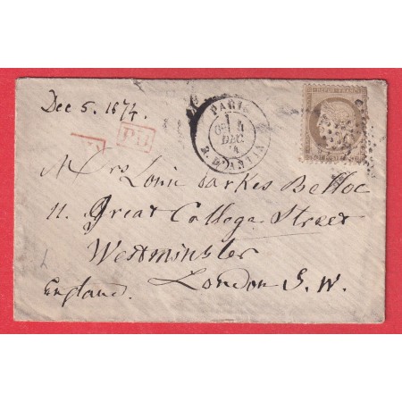 N°56 PARIS ETOILE 8 R D'ANTIN LONDRES LONDON ANGLETERRE GRANDE BRETAGNE