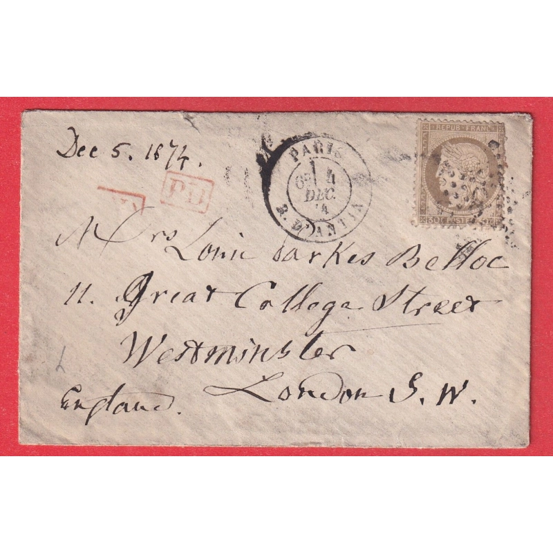 N°56 PARIS ETOILE 8 R D'ANTIN LONDRES LONDON ANGLETERRE GRANDE BRETAGNE