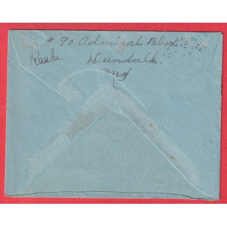 USA DUNDALK ETATS UNIS 1922 TAXE DUVAL 30C ROUGE LA ROCHELLE CHARENTE INFERIEURE