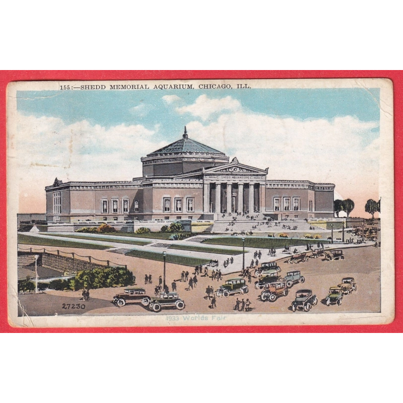 ETATS UNIS USA CROIX ROUGE CHICAGO ILLINOIS 1931 TAXE TYPE DUVAL 60C VERT PARIS