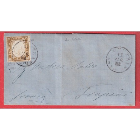 ITALIE SARDAIGNE N°11 CASTELVETRANO SICILE SICILA POUR TRAPANI SARDIGNA