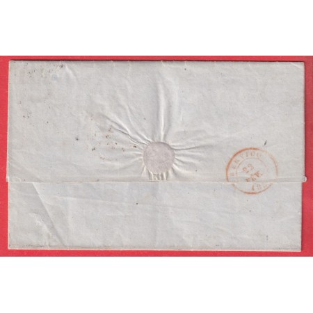 BELGIQUE N°4 ANVERS BELGIQUE 1854 POUR COMINES