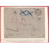 VERSAILLES 1899 LETTRE NON AFFRANCHIE POUR TUNIS TUNISIE TAXE 30 ROUGE + 15C BLEU X2
