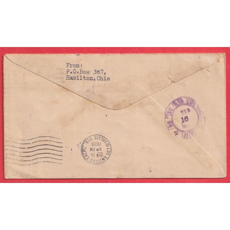 1ER VOL FIRST FLIGHT SEATTLE LOS ANGELES 1926 USA MEDFORD OREGON