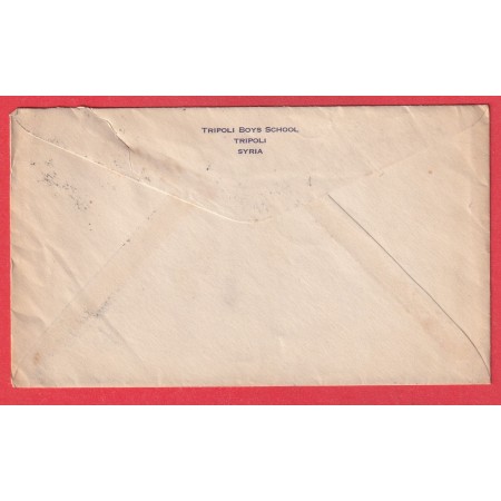 SEMEUSE LIGNE OMF SYRIE  2.5 PIASTRES TRIPOLI SYRIE NEW YORK USA