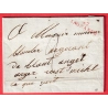 MARQUE 47 INGRANDE MAINE ET LOIRE EN ROUGE 31 X9 INDICE 13 1813 AU DOS CACHET ARRIVE ESSAI ANGERS