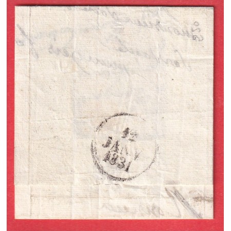 MARQUE 47 MONTREUIL BELLAY MAINE ET LOIRE 1831 SAUMUR INDICE 14