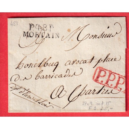 MARQUE P48P MORTAIN MANCHE INDICE 15 CHARTRES EURE ET LOIR